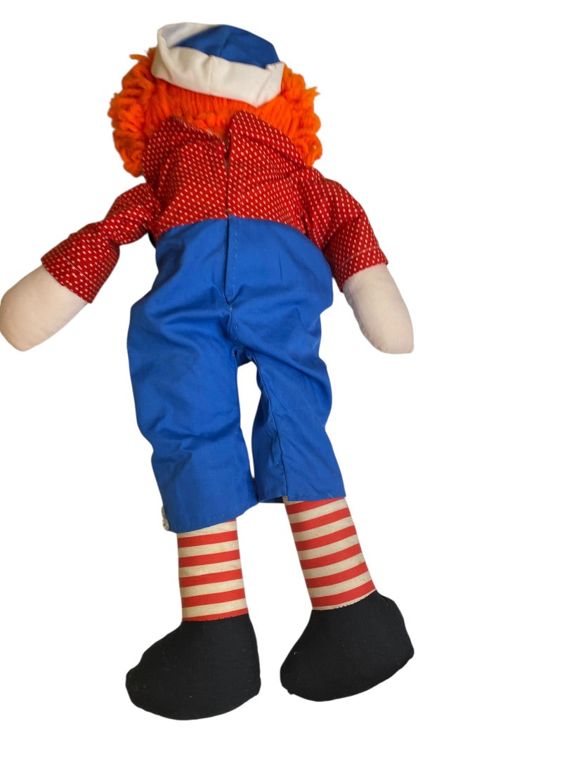 Vintage Handmade Spirit Raggedy Andy Doll 22" Creepy