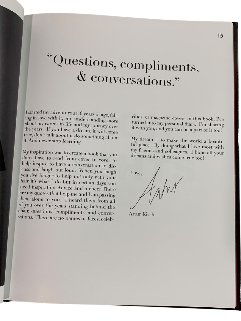 Ask Artur Kirsh 1,000 Questions Behind the Chair Hardcover Book