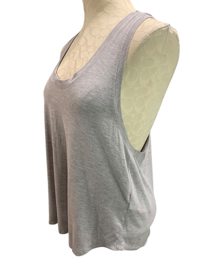 XL Fabletics Gray Scoop Neck Tank Top Womens Heathered