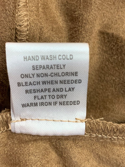 Size 3X Back in the Saddle Brown Fringed Midi Skirt Faux Suede Western