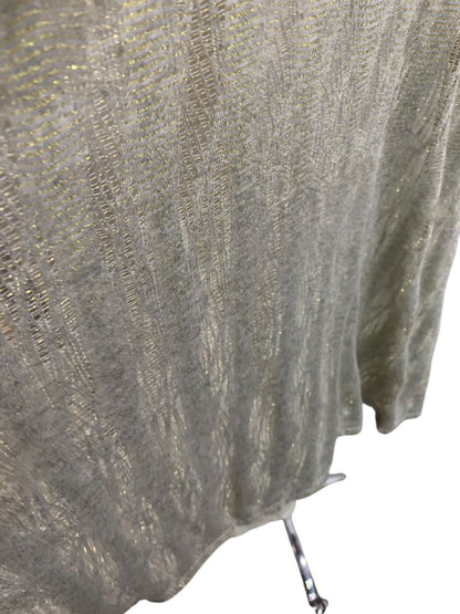 Size 2X Daisy Fuentes Woman Shift Tunic Dress Metallic Overlay