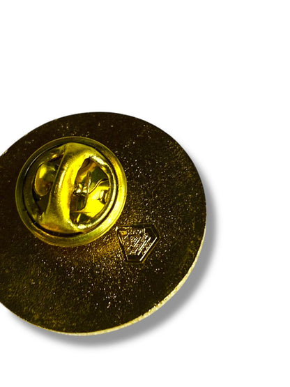 Vintage Kansas State Lapel Pin Council of Carpenters Goldtone 1"