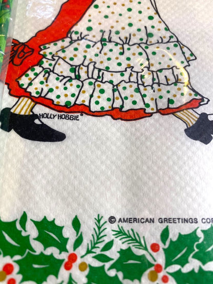 Vintage American Greetings Tablecovers Paper 54" x 96" Set of 2 Holly Hobbie New