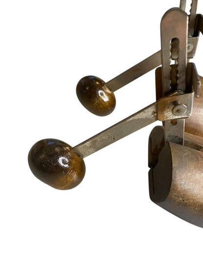 Vintage Wood and Metal Shoe Trees Adjustable Stretchers #4