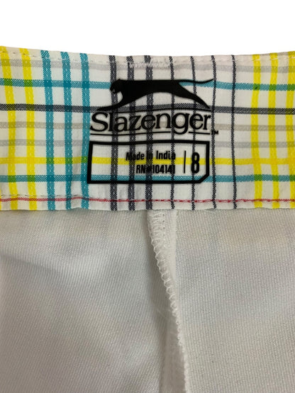 Size 8 Slazenger Womens Golf Plaid Skort Skirt Undershorts Pockets