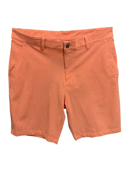 Size 34 Adidas Mens New Crosshatch Coral Fuion Shorts HR9053