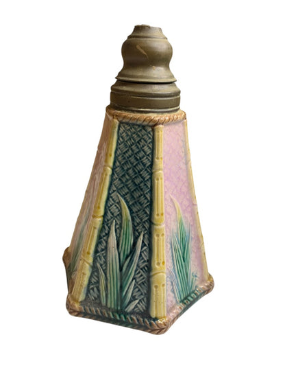 Antique Griffin Smith Hill Etruscan Majolica Salvage Pitcher Missing Handle