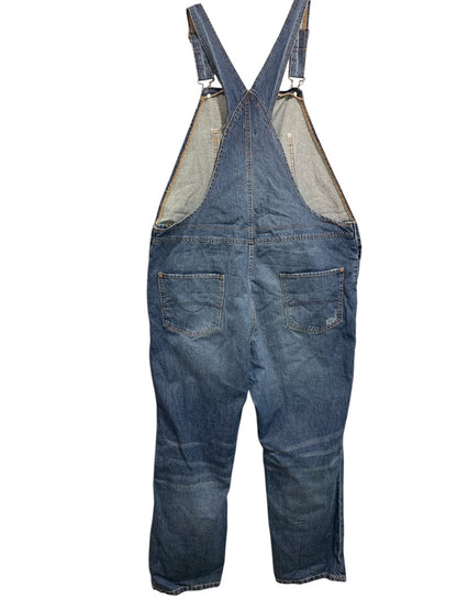 XXL Mossimo Womens Denim Bib Overalls Distressed Jean