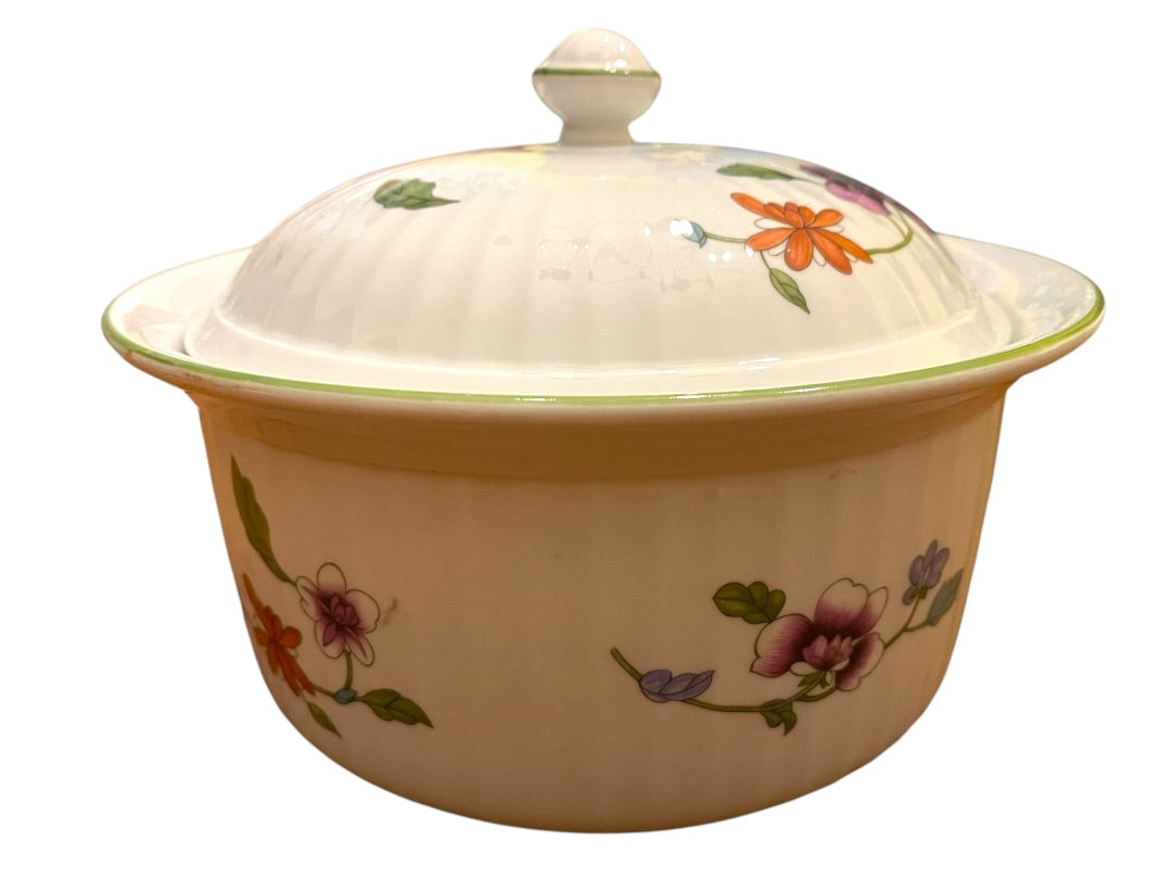 Royal Worcester Astley Fine Oven China Lidded Casserole 1983 2 Quart