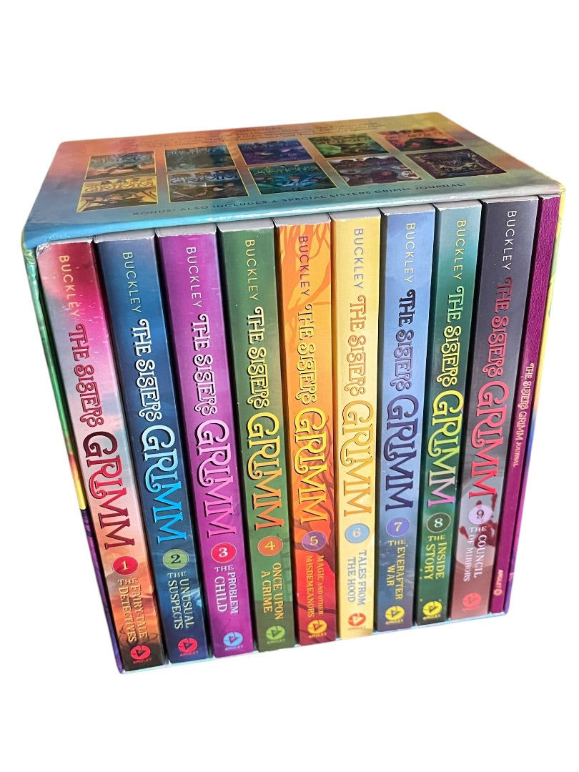 Set of 9 The Sisters Grim & Journal Box Set Paperback Books