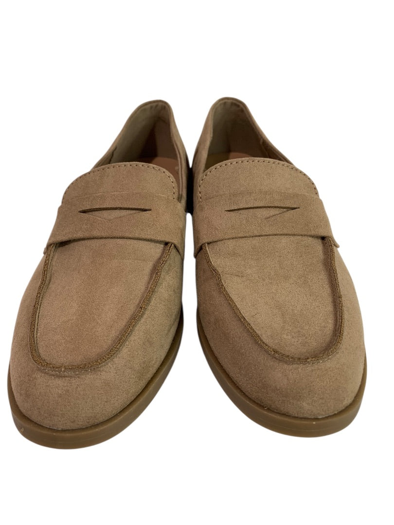 Size 8 Old Navy Brown Womens Brown Microfiber Penny Loafer Shoes