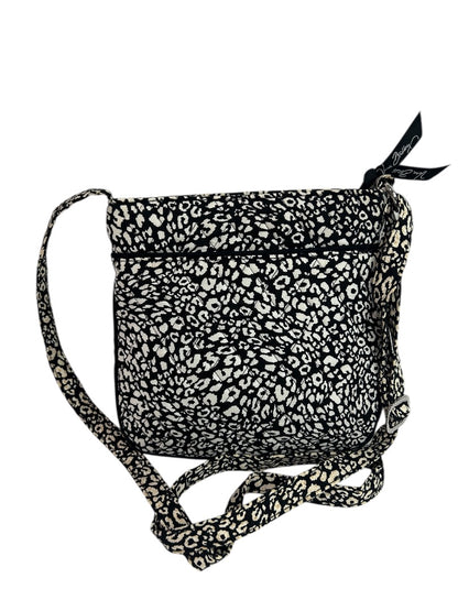 Vera Bradley Camocat Hipster Bag Crossbody Black White