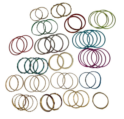 Small Childs Bangle Braclet 1.5"-2.25" Inside Diameter 56 Count