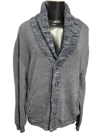 XXL American Rag Cie Button Down Cardigan Sweater Pockets Blue