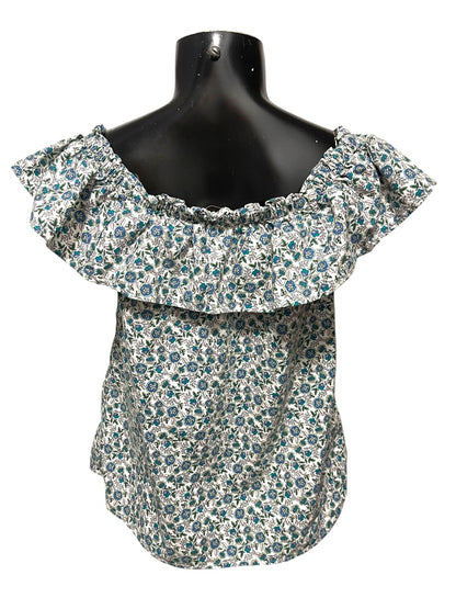XXS J. Crew Tiered Ruffled Lined Floral Mini Skirt AY478