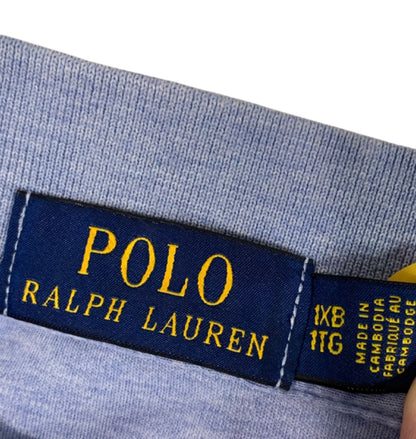 1XB Polo Ralph Lauren Big Mens Blue Heathered Golf Shirt Soft