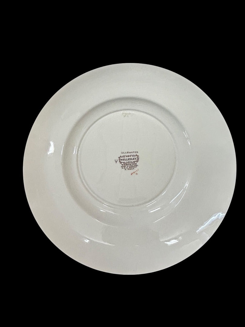 1940s Wellesley Wedgwood Ullswater China 10.75" Dinner Plate