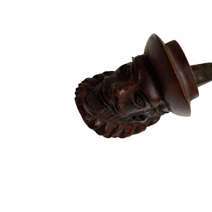 Vintage Sir Walter Raleigh Briar Hand Carved Isreal Smoking Pipe