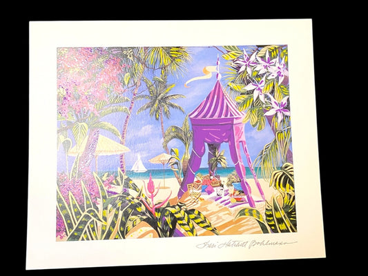 Sherri Hatchett Bohlmann Fantasy Island Seriolithograph & COA Numbered 1998