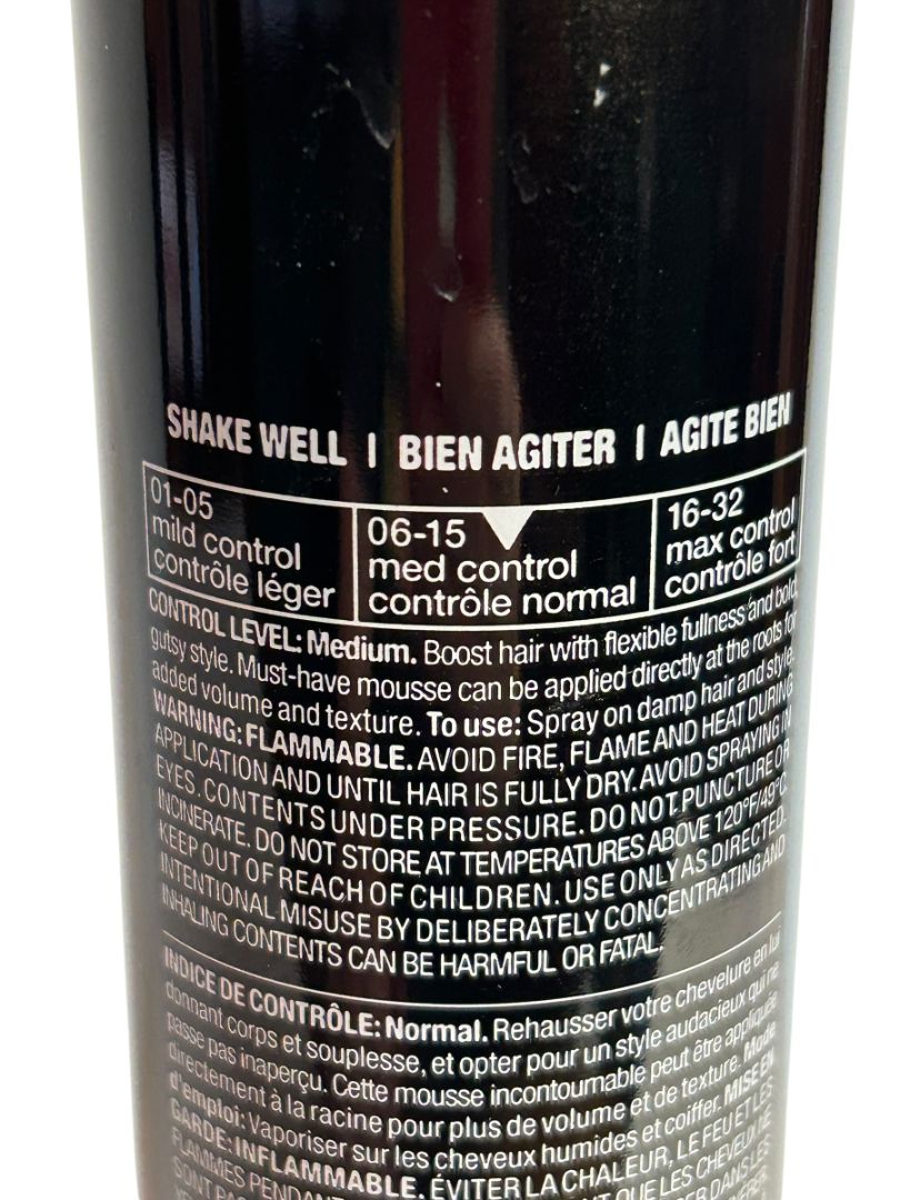 Redken Guts 10 Volume Spray Foam Mousse Medium Control 10.58 oz New