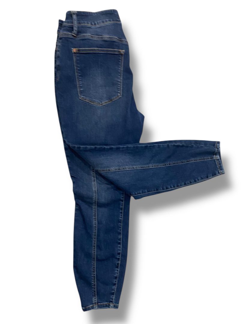 Size 14W Judy Blue Skinny Fit Jeans Denim Front Seam Womens 27" Inseam