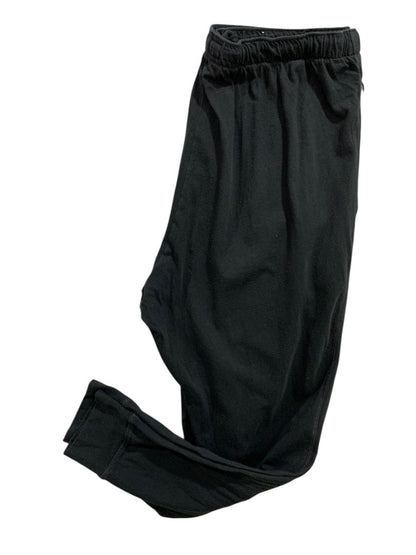 Large Polo Ralph Lauren Mens Sleep Pants Black Elastic Drawstring Waist Joggers