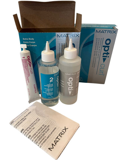 Matrix Opti Curl Extra Body Bodifying Acid Wave Perm Kit 2 packs
