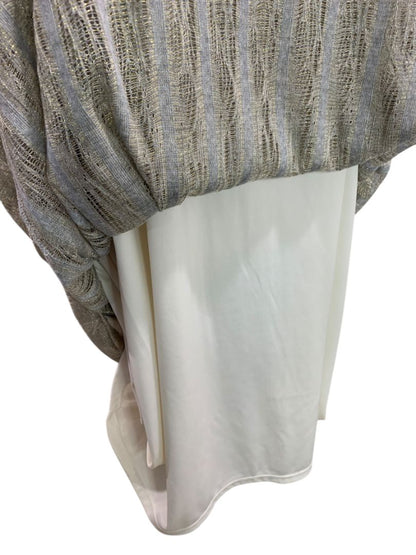 Size 2X Daisy Fuentes Woman Shift Tunic Dress Metallic Overlay