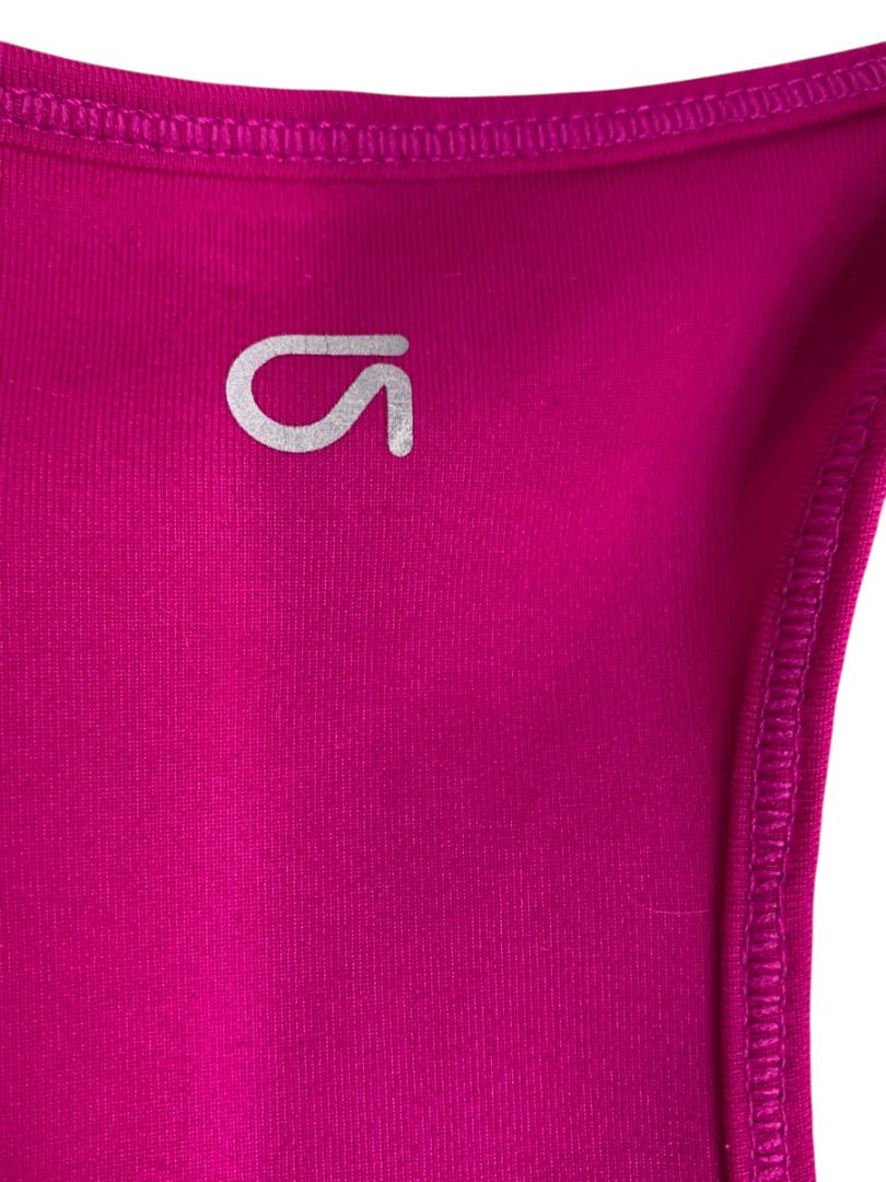 Small GapFit Electric Pink Sports Bra T-Back Removable Pads