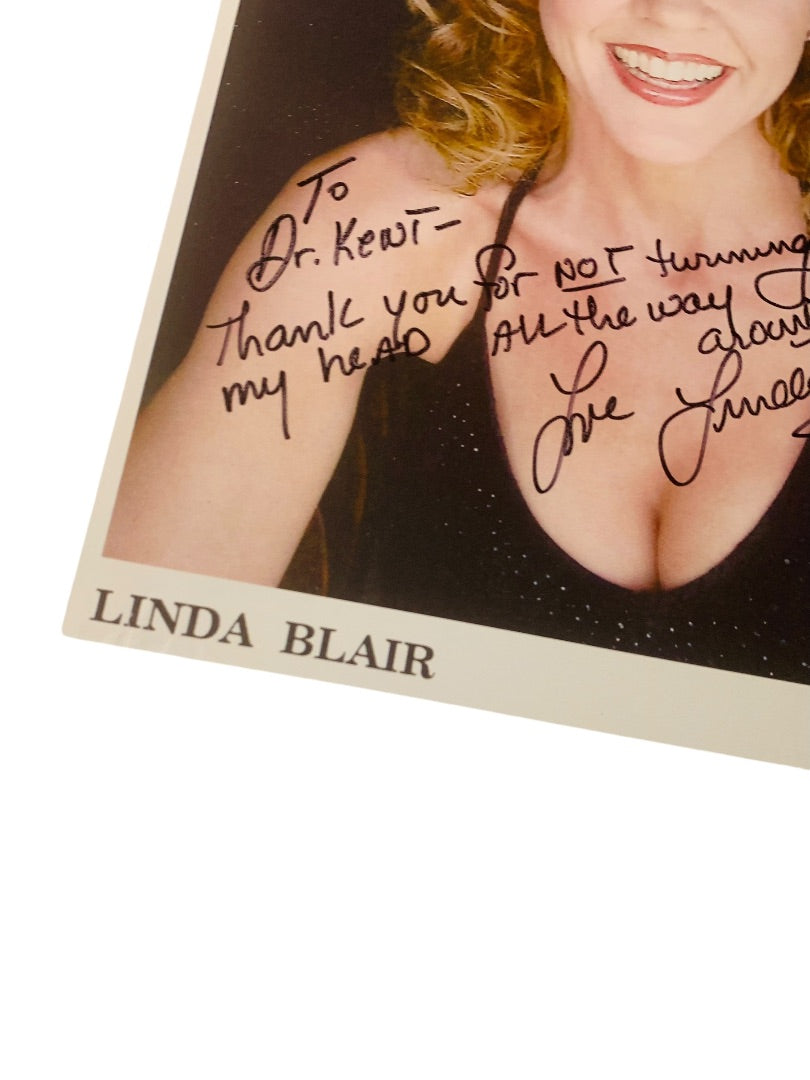 Signed Linda Blair Promo Photo Personalized Autograph 8 x10