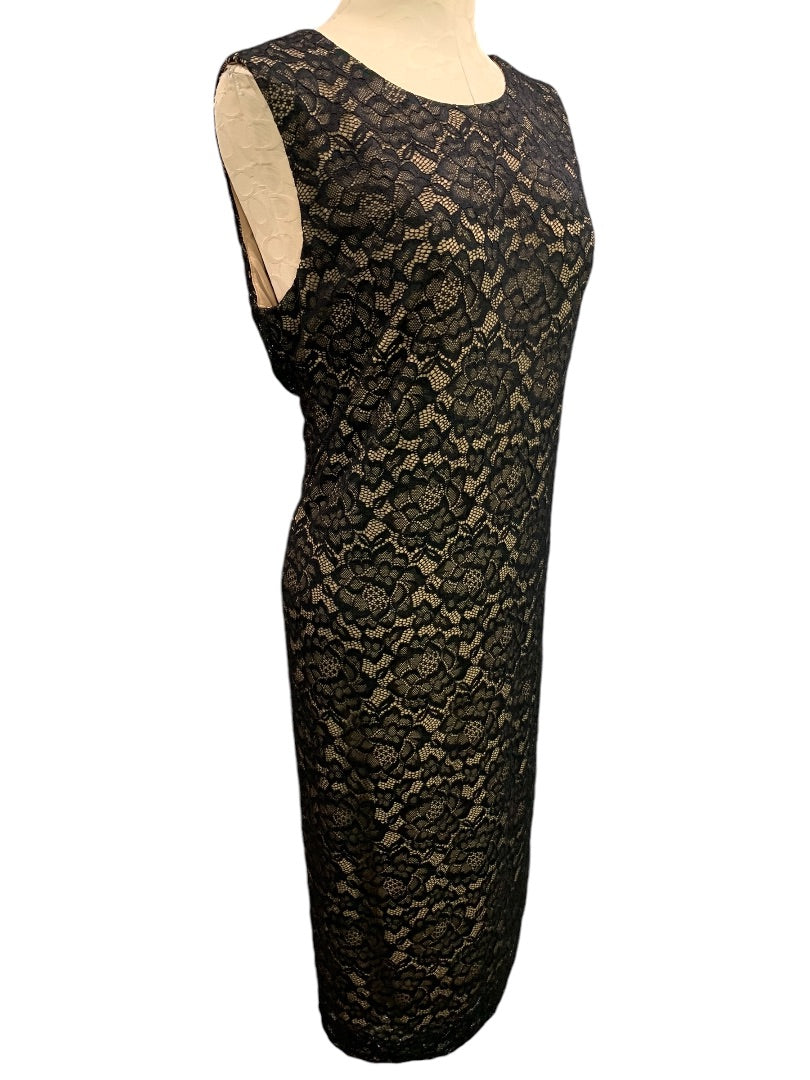 XXL Dress the Population Lined Black Lace New Stretch Dress