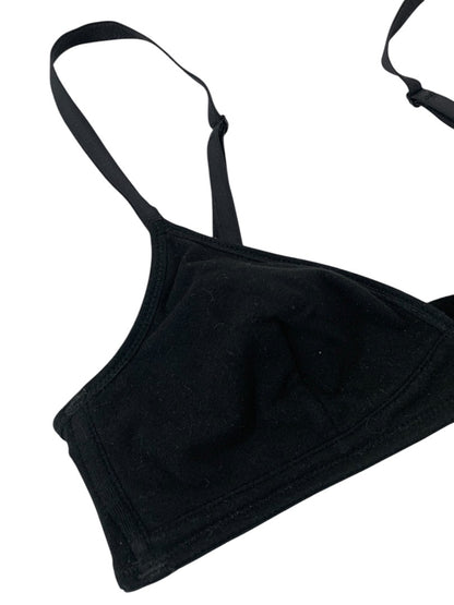 XS Love by Gap Black Stretch Cotton Tshirt Bra