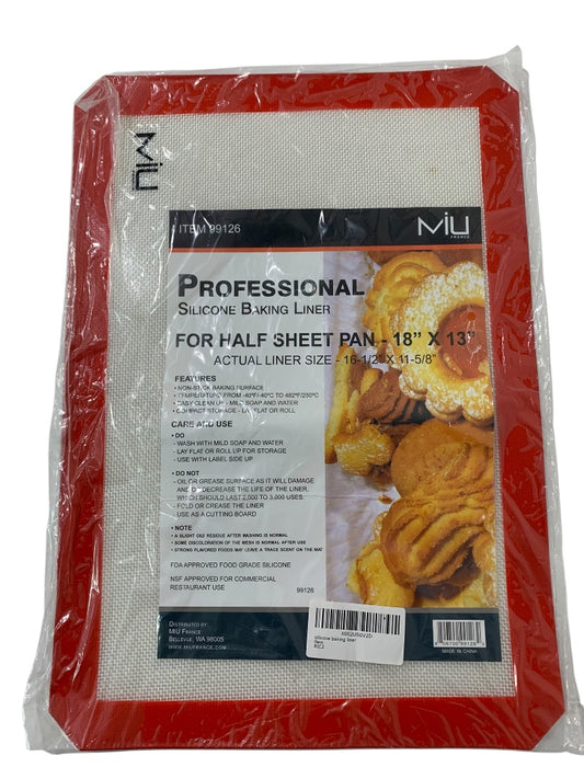 Miu New Professional Silicone Baking Liner 18 x 13 Half Sheet Pan