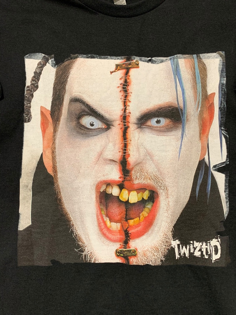 Large Twiztid Freek Show Tshirt Black Short Sleeve Scary