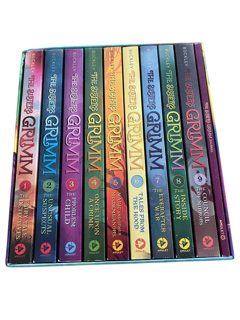 Set of 9 The Sisters Grim & Journal Box Set Paperback Books