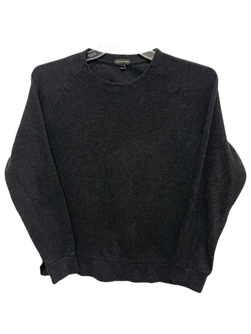 Large Banana Republic Long Sleeve Crew Neck Mens Sweater Dark Gray