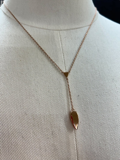 Copper Color 18 Inch Necklace 2 Inch Drop Pendant Extender