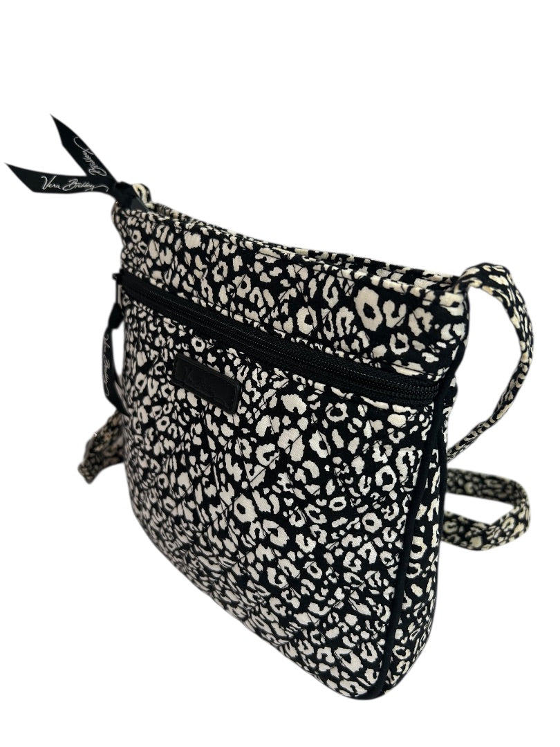 Vera Bradley Camocat Hipster Bag Crossbody Black White
