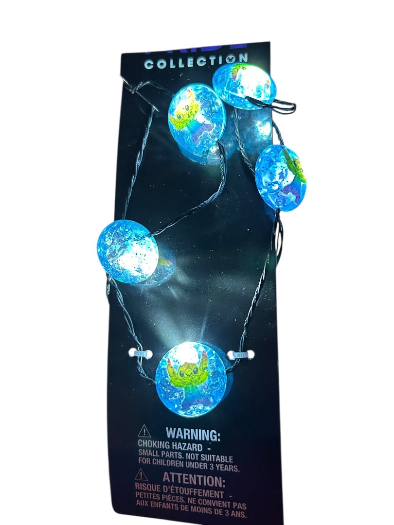 Claires New Disney Pride Collection Stitch Light Up Necklace