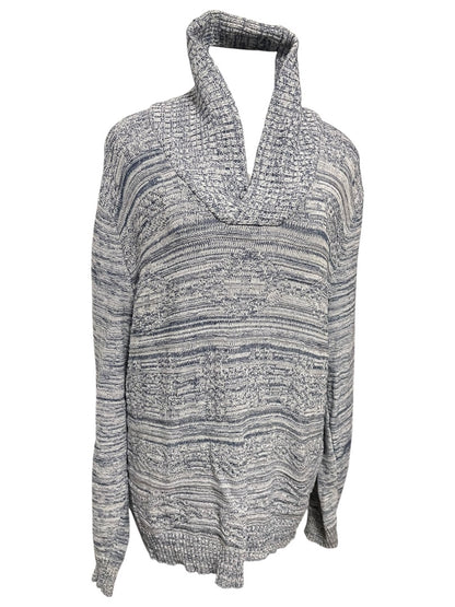 XXL American Rag Cie Womens Long Sleeve Sweater Marled Blue Pullover