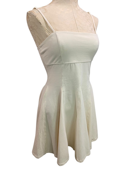 Small American Eagle Knit Pullover Sundress Ivory Spaghetti Strap
