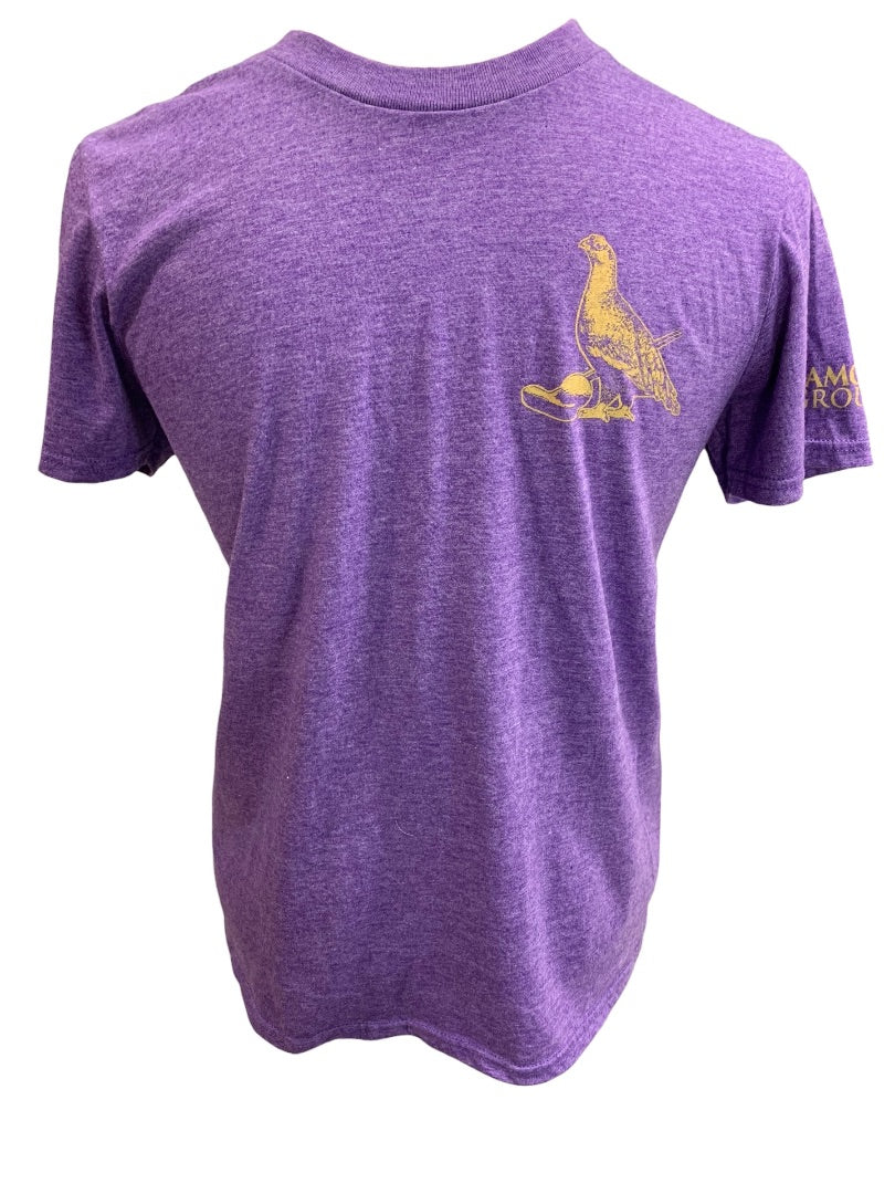 Small Anvil The Famous Grouse Purple Heathered Tshirt Unisex