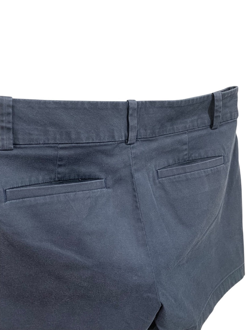Size 8 Ann Taylor Womens City Short Chino Style Navy Blue 4.5" Inseam