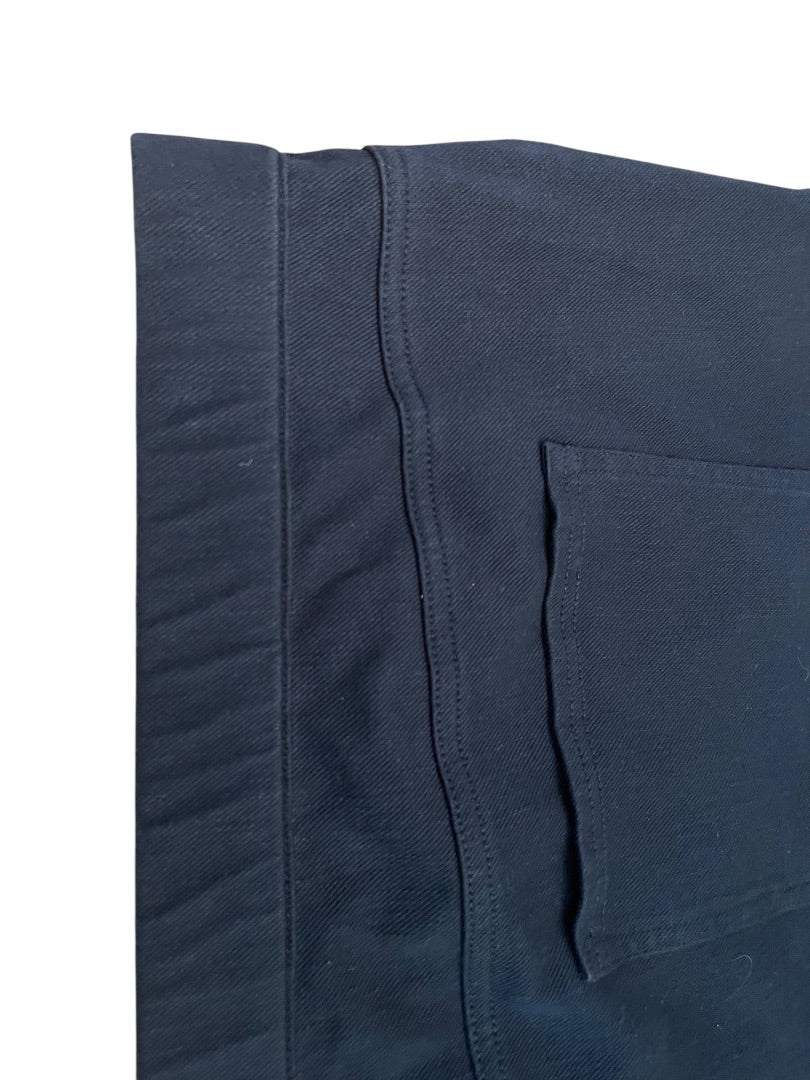 Size 30W Isaac Mizrahi Live! Womens Stretch Pull On Denim Shorts Pockets Black