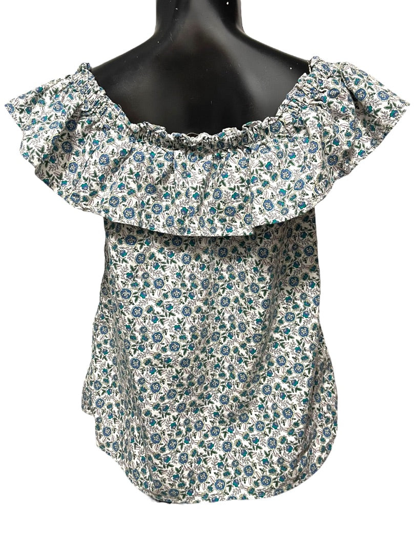 XXS J. Crew Tiered Ruffled Lined Floral Mini Skirt AY478