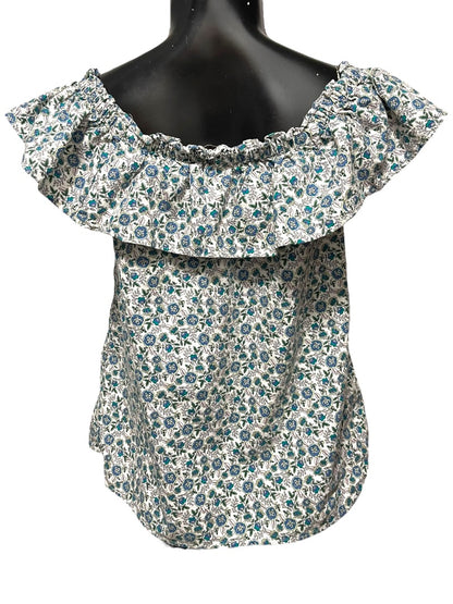 XXS J. Crew Tiered Ruffled Lined Floral Mini Skirt AY478