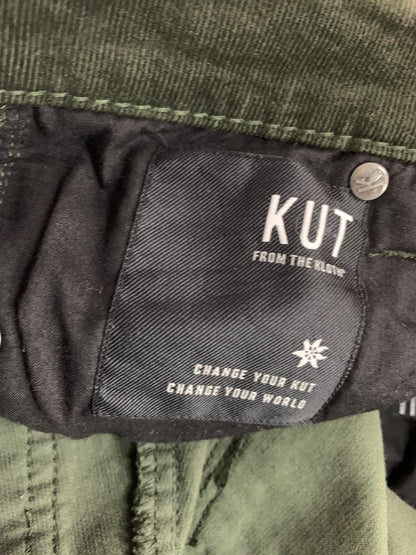 Size 00 Kut from the Kloth Womens Diana Fab Ab Skinny Corduroy Dark Green