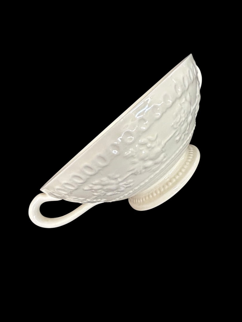 1940s Wellesley Wedgwood Ullswater China Cream Soup Bowl Double Handle