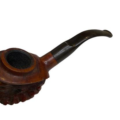Vintage Sir Walter Raleigh Briar Hand Carved Isreal Smoking Pipe