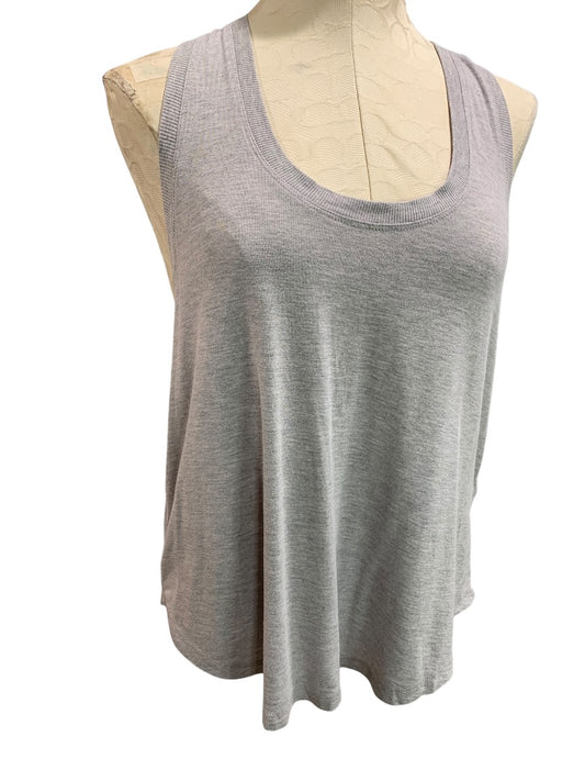 XL Fabletics Gray Scoop Neck Tank Top Womens Heathered